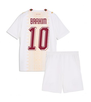 Marocko Brahim Diaz #10 Replika Bortatröja Barn VM 2026 Kortärmad (+ Korta byxor)